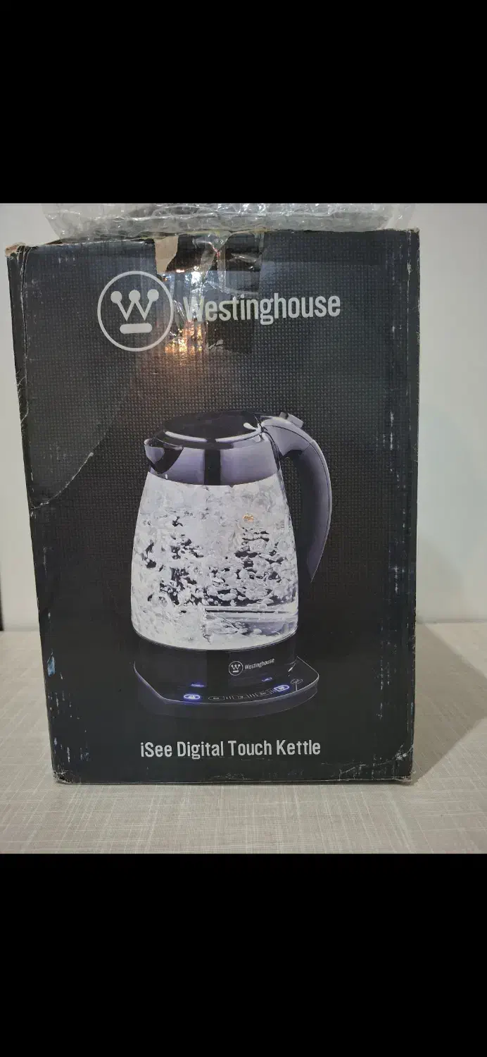 کتری برقی تاچ ۱.۷ لیتری برند معروف وستینگ هوس|سماور، چایساز، قهوهساز|گرگان, |دیوار