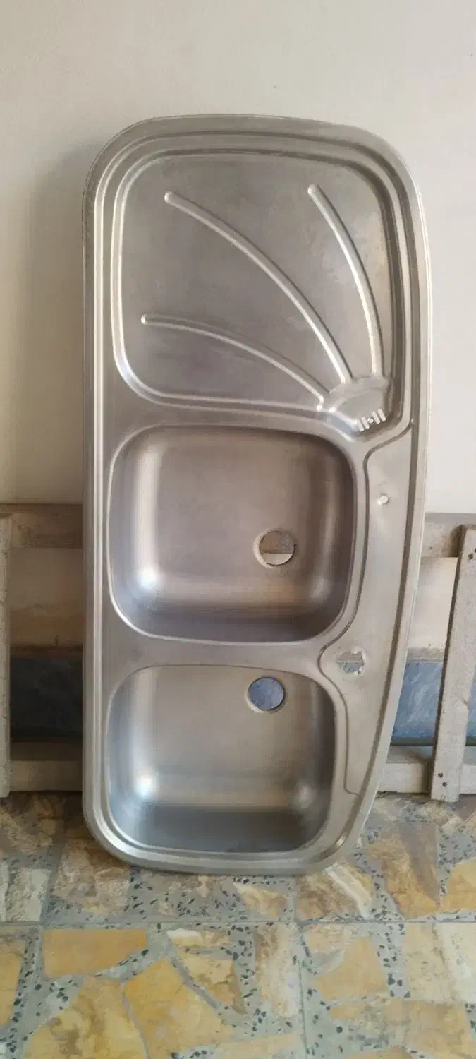 سینگ ظرفشویی دولنگه گودتوکارتمیزسالم زیر|مصالح و تجهیزات ساختمان|رشت, امین الضرب|دیوار