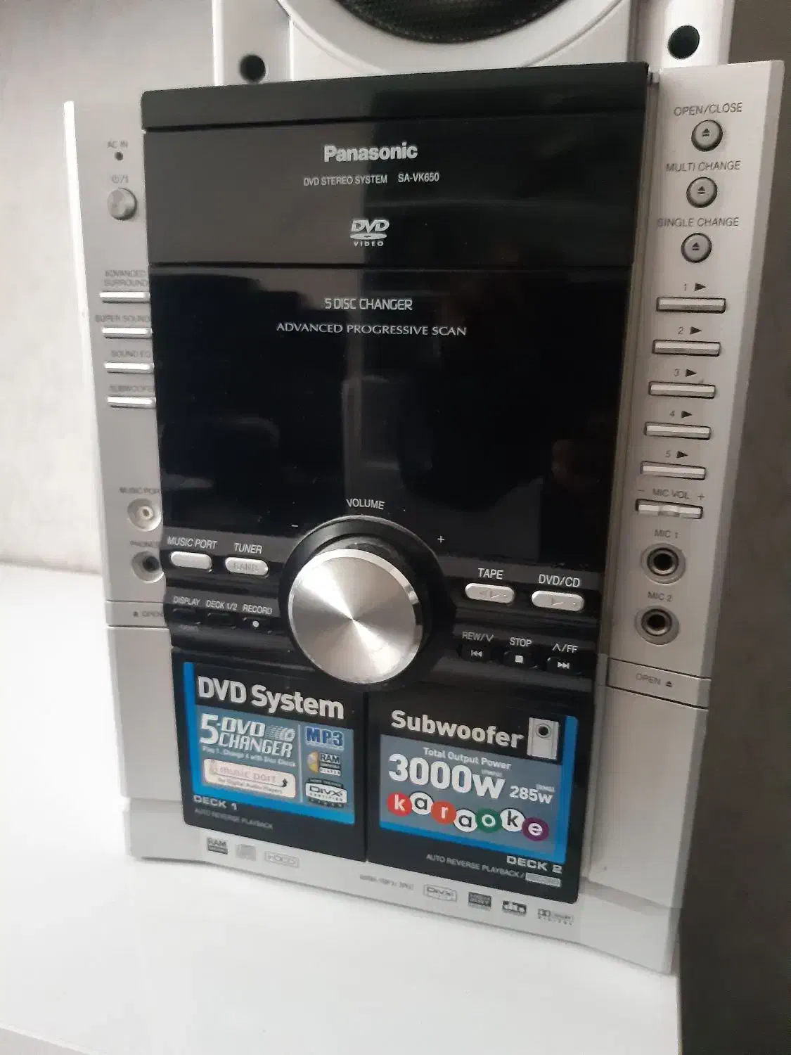 ضبط صوت ۵ دیسکت پاناسونیک معاوضه باکاتالیزور ال ۹۰|سیستم صوتی خانگی|تهران, تهرانپارس غربی|دیوار