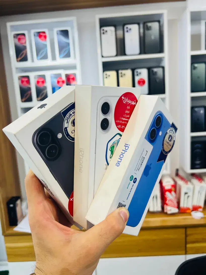 آیفون ۱۶ ۱۲۸ گیگ صفر ۱۸ ماه گارانتی اقساطی|موبایل|رشت, بازار|دیوار