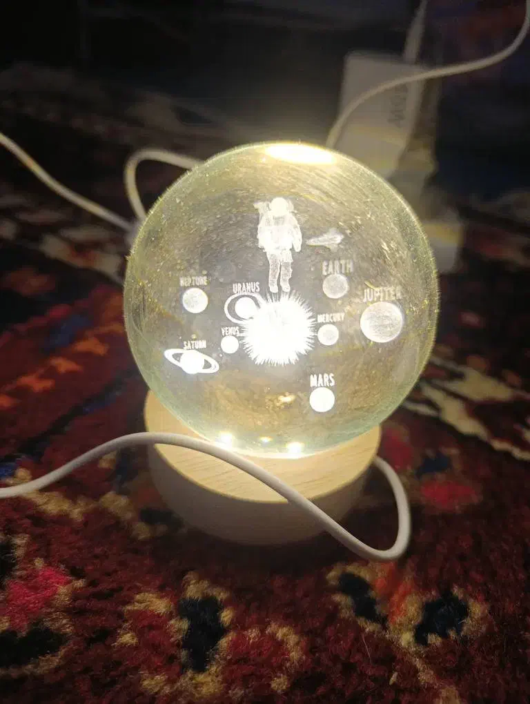 گوی چراغ دار|چراغ خواب و آباژور|تویسرکان, |دیوار