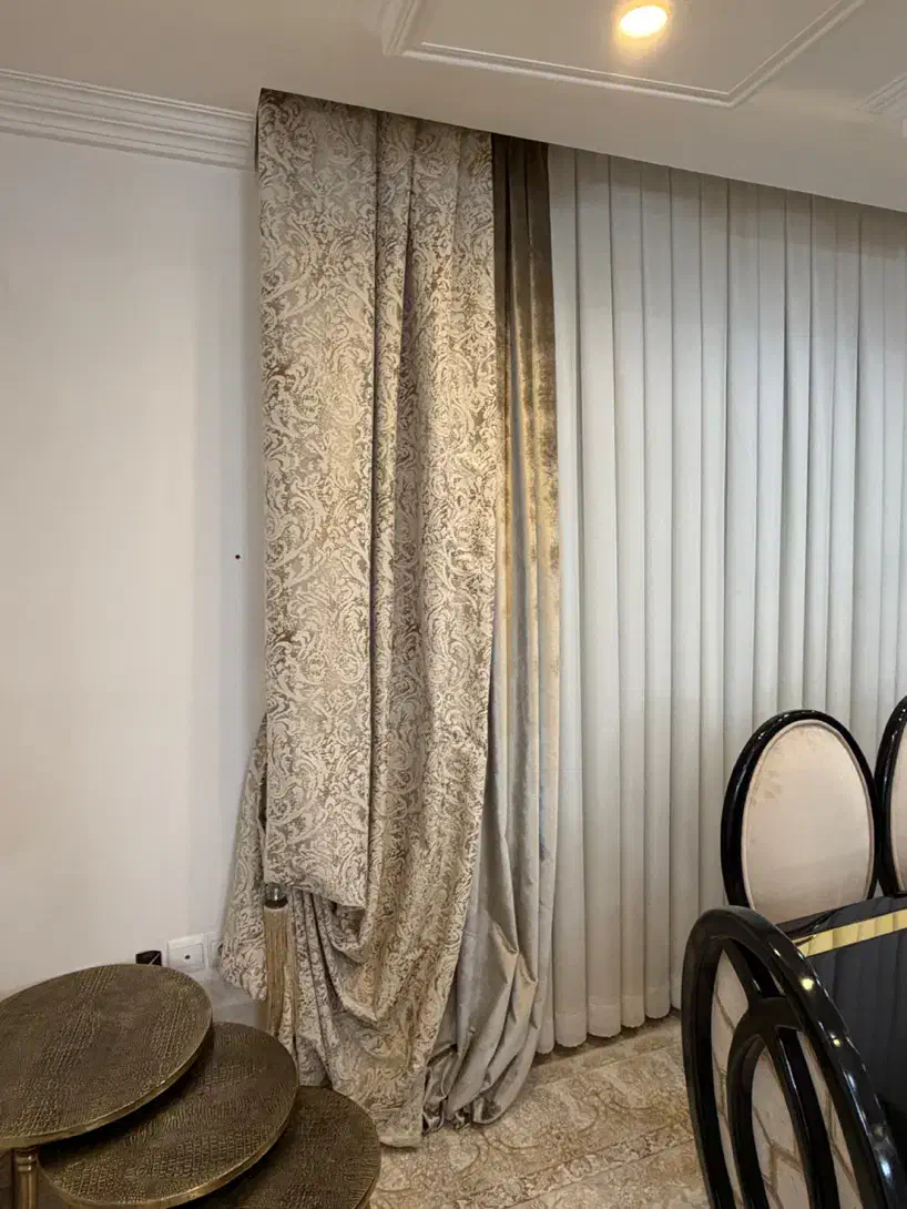 پنل پرده پذیرایی|پرده، رانر، رومیزی|آمل, |دیوار