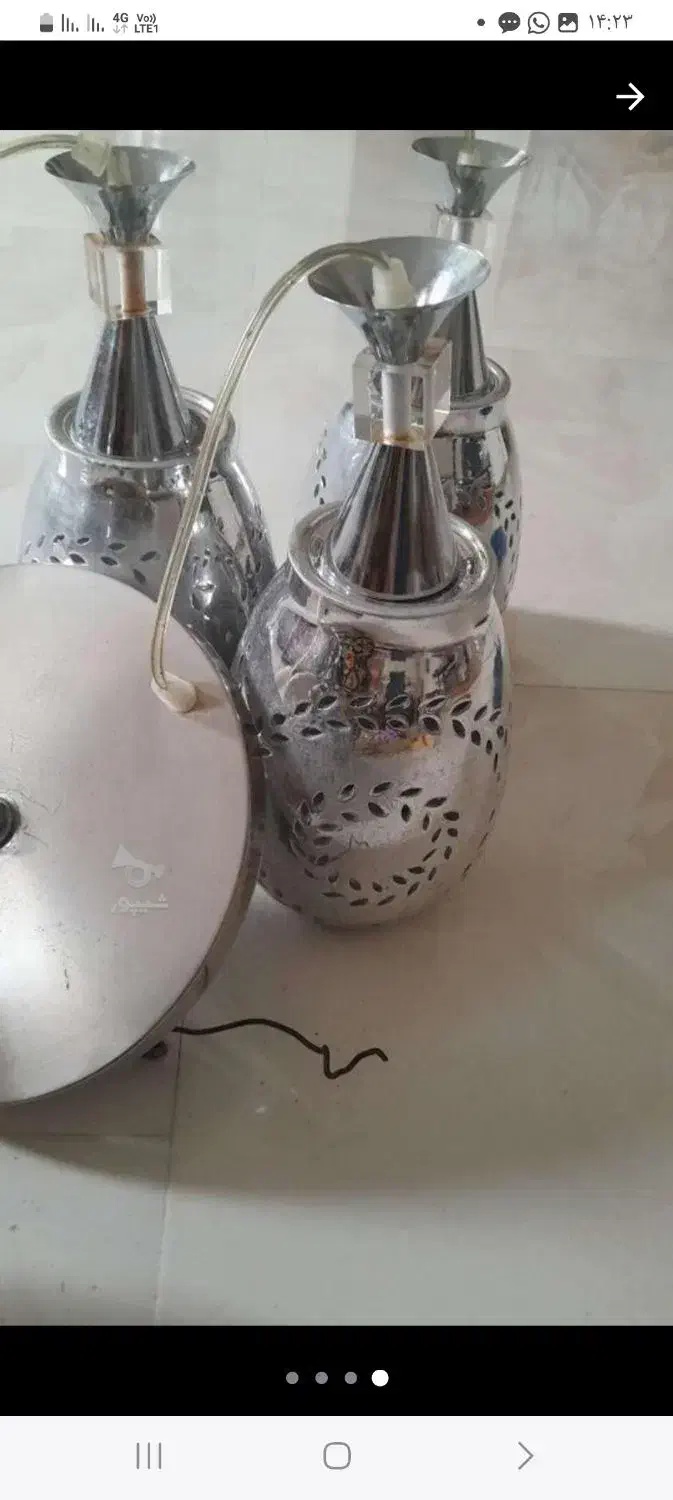 لوسترسه شاخه|لوستر و چراغ آویز|رشت, فلسطین|دیوار