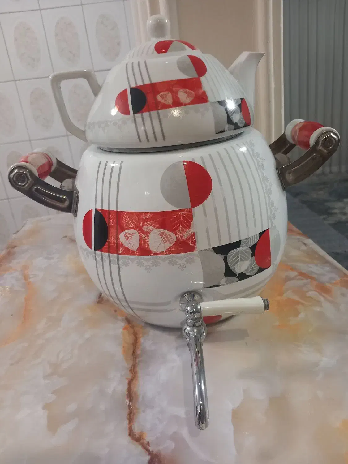 کتری وقوری سالم نو لعابی|قوری، کتری، قهوهساز دستی|همدان, |دیوار