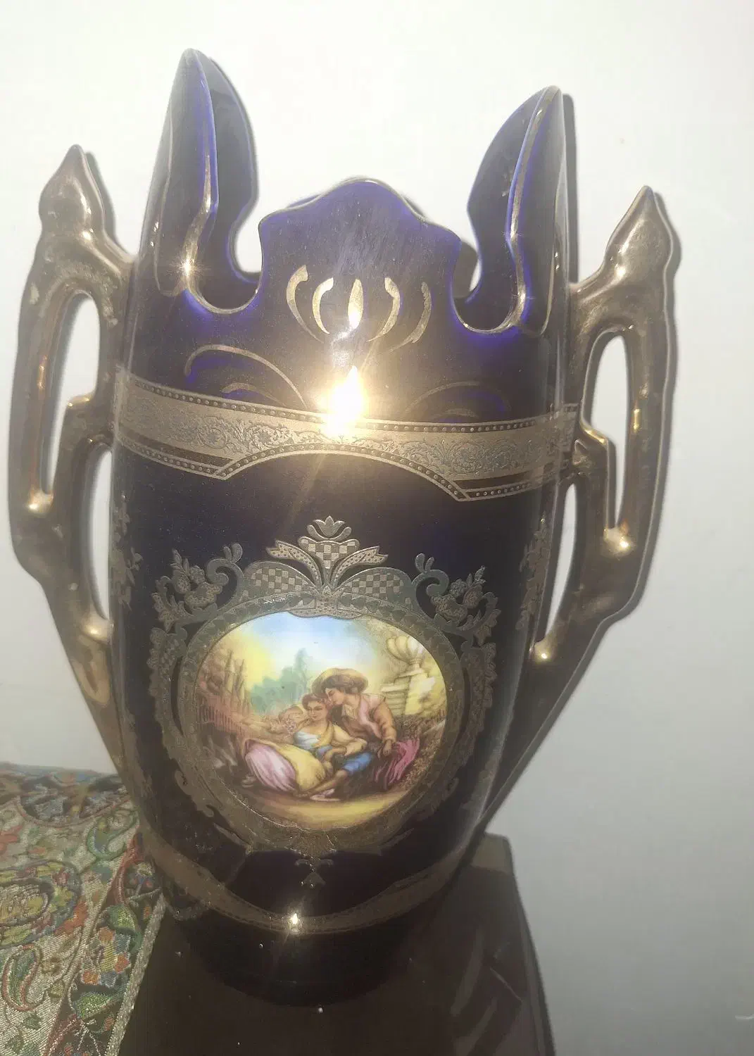 گلدان سورمه ای|صنایع دستی و سایر لوازم تزئینی|حمیدیا, |دیوار