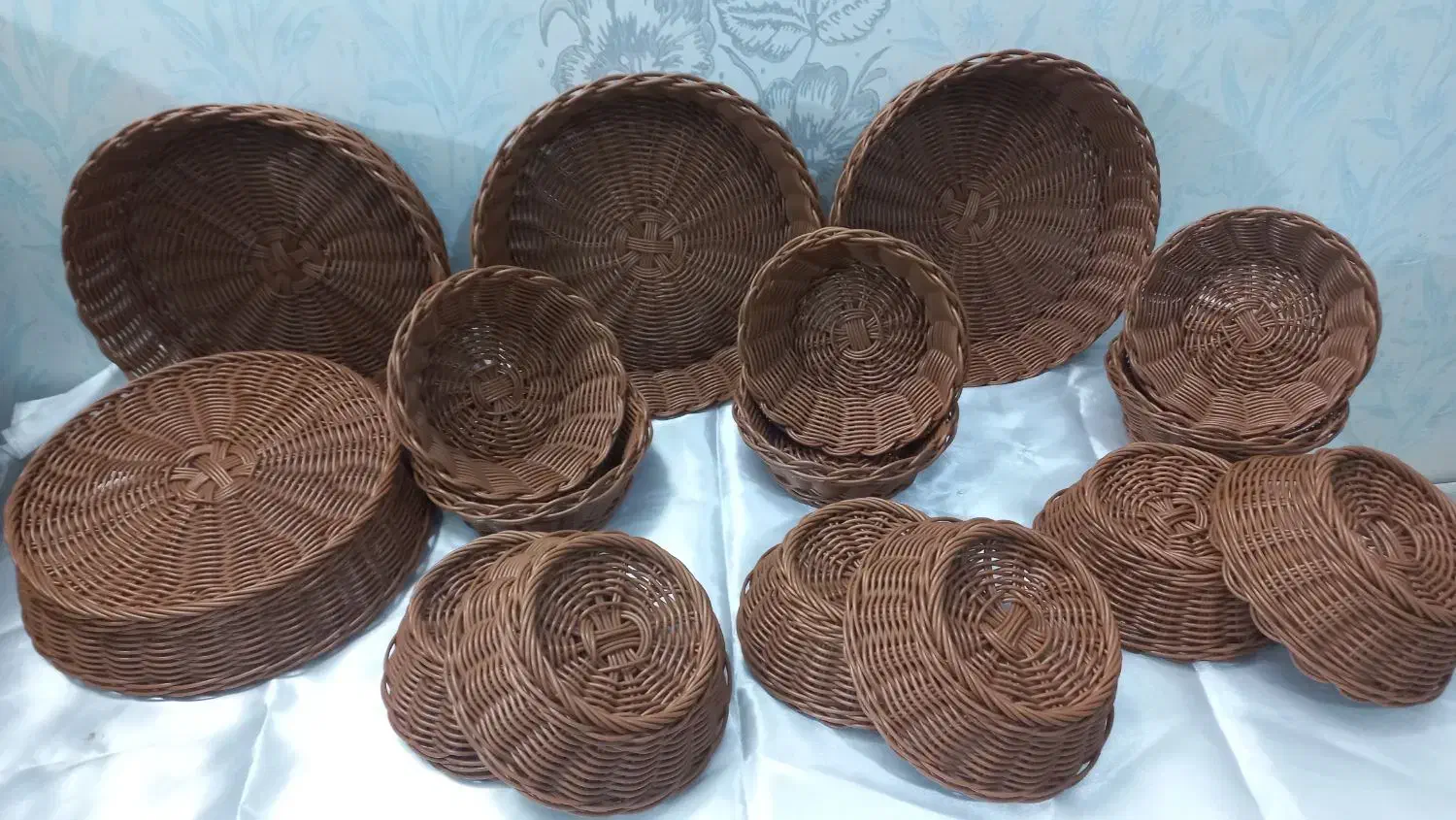 سبد بافی|صنایع دستی و سایر لوازم تزئینی|فرمهین, |دیوار