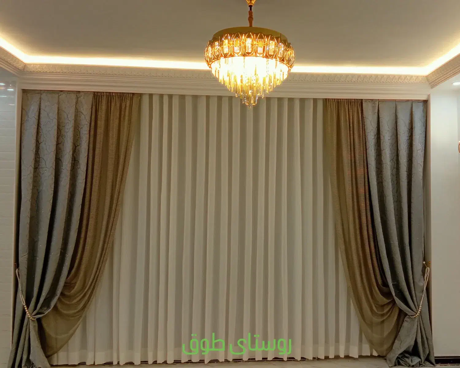 نصب انواع پرده|خدمات پیشه و مهارت|میانه, |دیوار