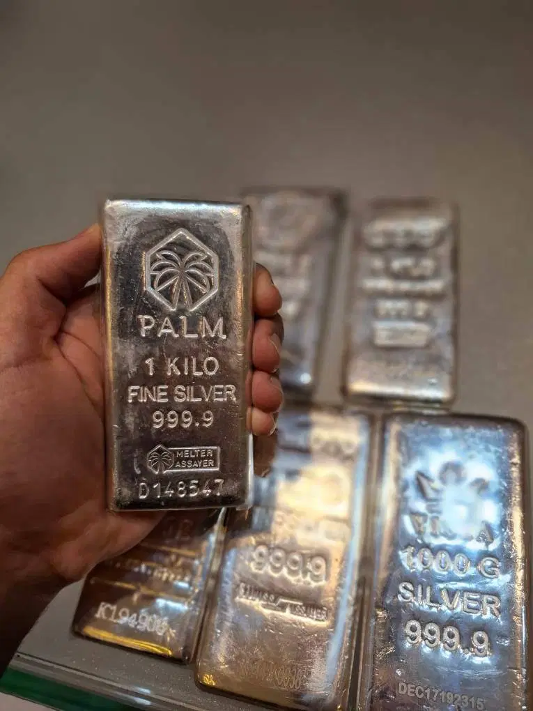 شمش نقره 1کیلویی مستقیما از بنکداری اصلی ساچمه طلا|جواهرات|تهران, شهرک غرب|دیوار