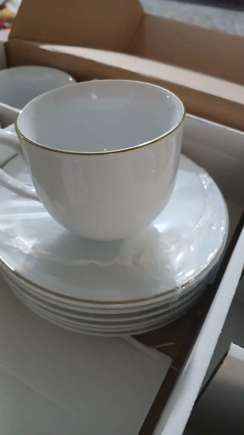 فنجان ونعلبکی چینی|ظروف سرو و پذیرایی|تهران, شهرک فردوس (حسینی)|دیوار