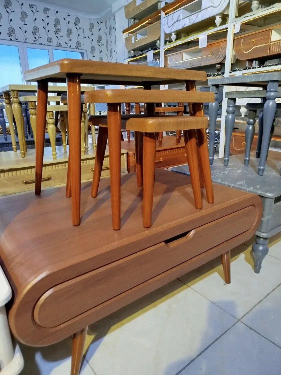 جلو مبلی رادیویی مجموعه زرکالا|مبلمان خانگی و میز عسلی|یاسوج, |دیوار