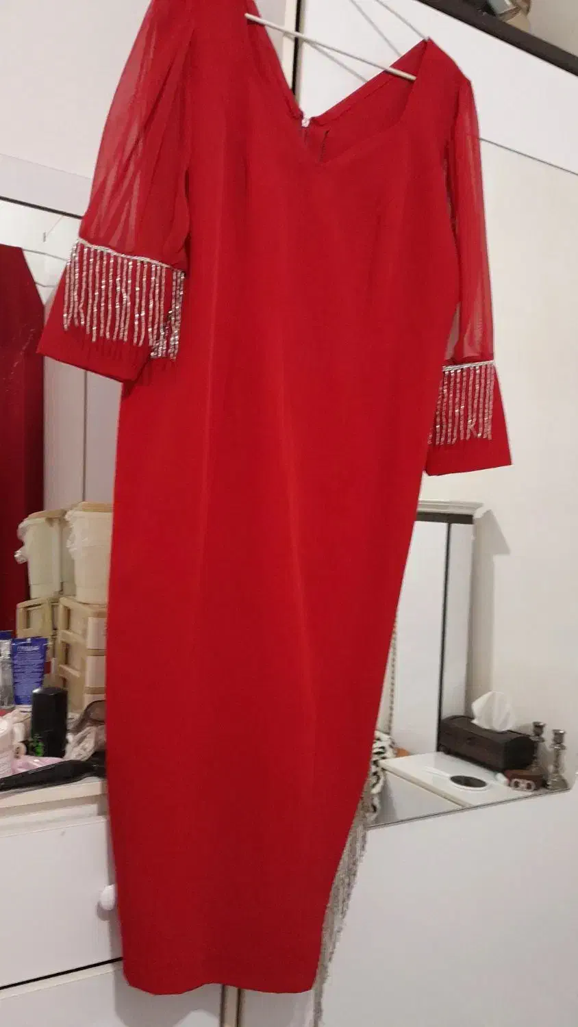 مانتو بلند فری سایز و لباس مجلسی|لباس|سلماس, |دیوار