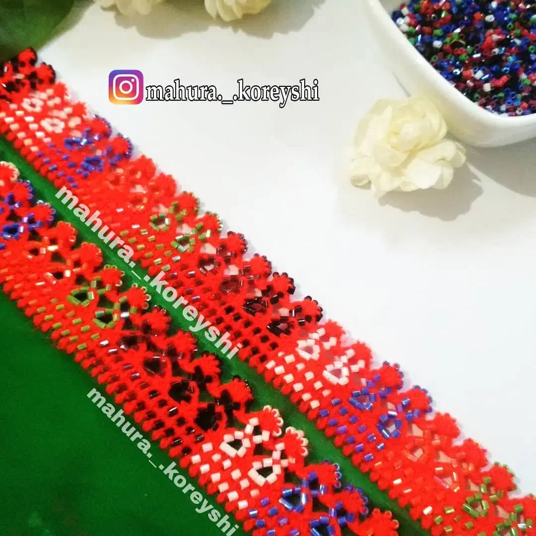 کریشی روی شال،چادر،جیب و بدن استین|لباس|سراوان, |دیوار