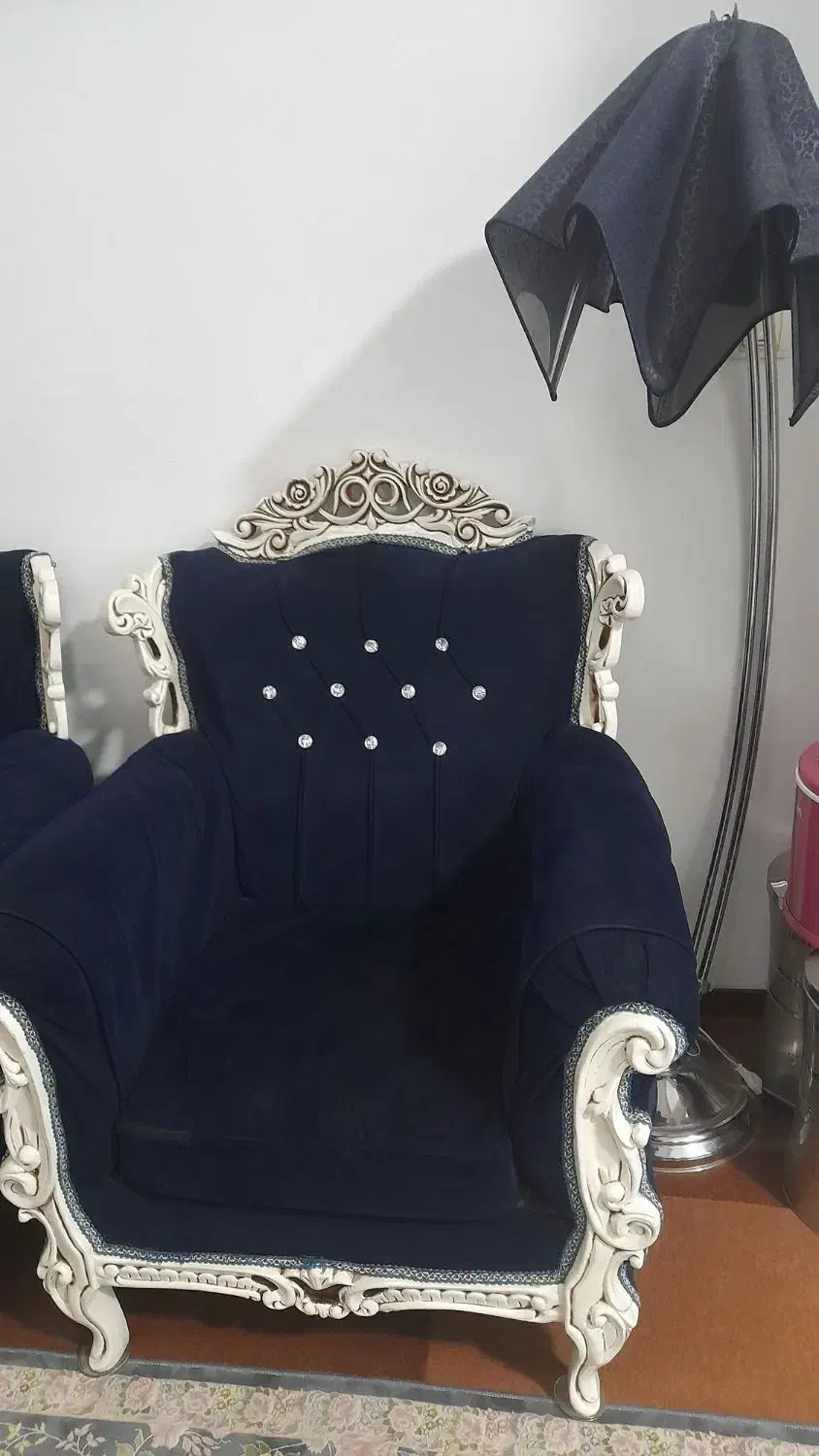 مبل ۷ نفره بهمراه آباژر|مبلمان خانگی و میز عسلی|رباط‌کریم, رباط‌کریم|دیوار