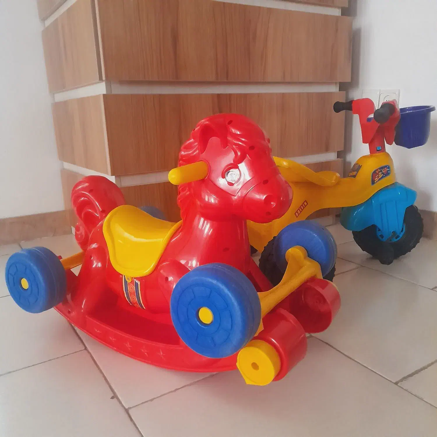 راکر اسب و سه چرخه|اسباببازی بچه|ساری, |دیوار