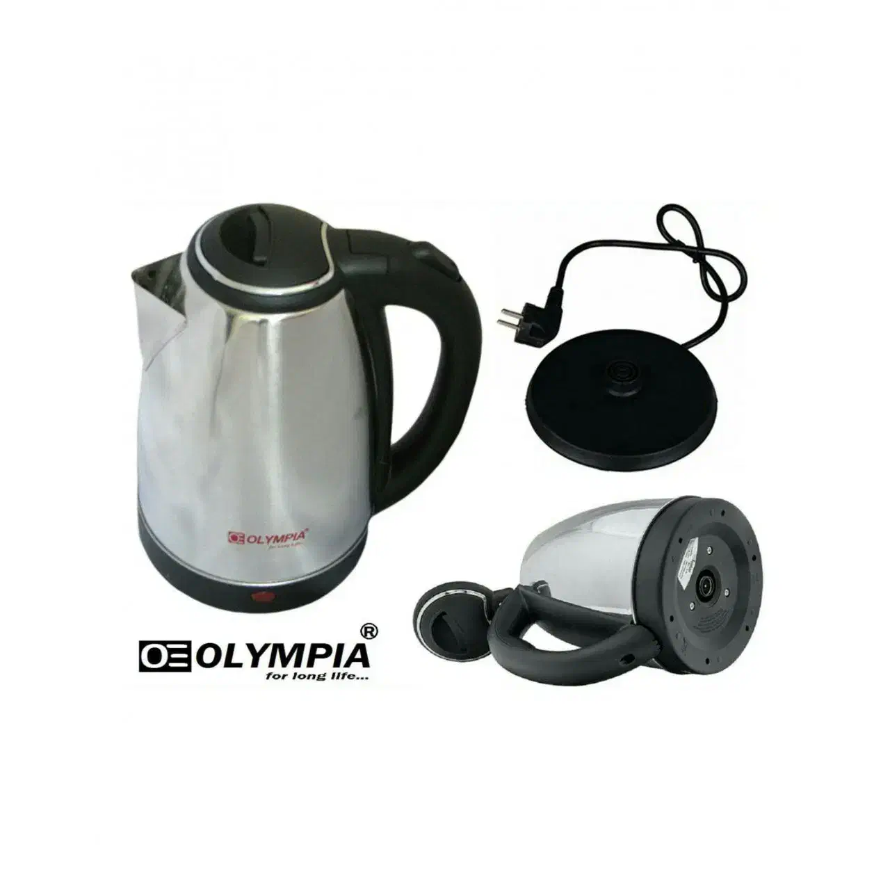 کتری برقی استیل Olimpya 44|قوری، کتری، قهوه‌ساز دستی|همدان, |دیوار