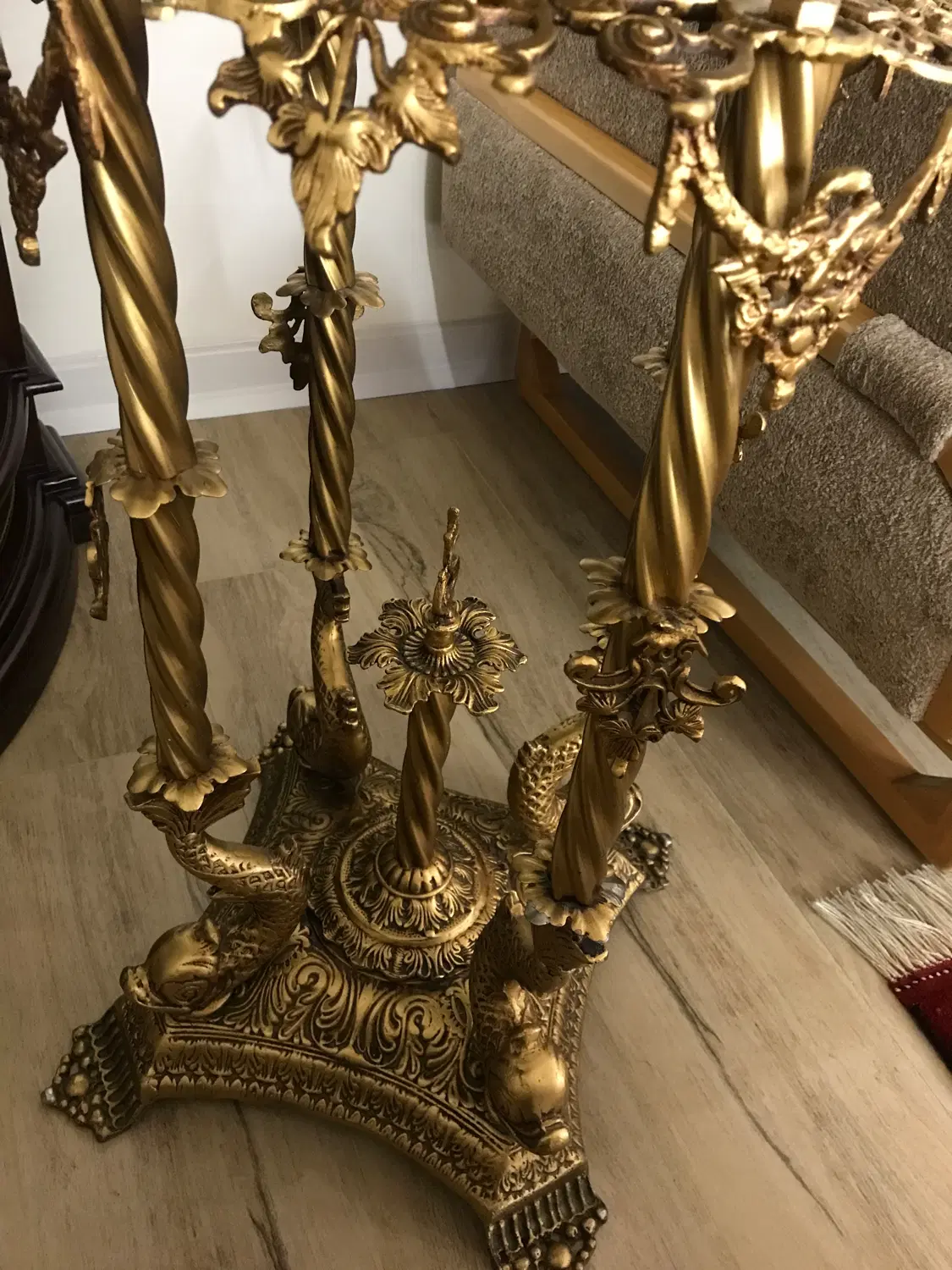 کنار سالنی (جا میوه ای ) برنجی|ظروف سرو و پذیرایی|تهران, سوهانک|دیوار