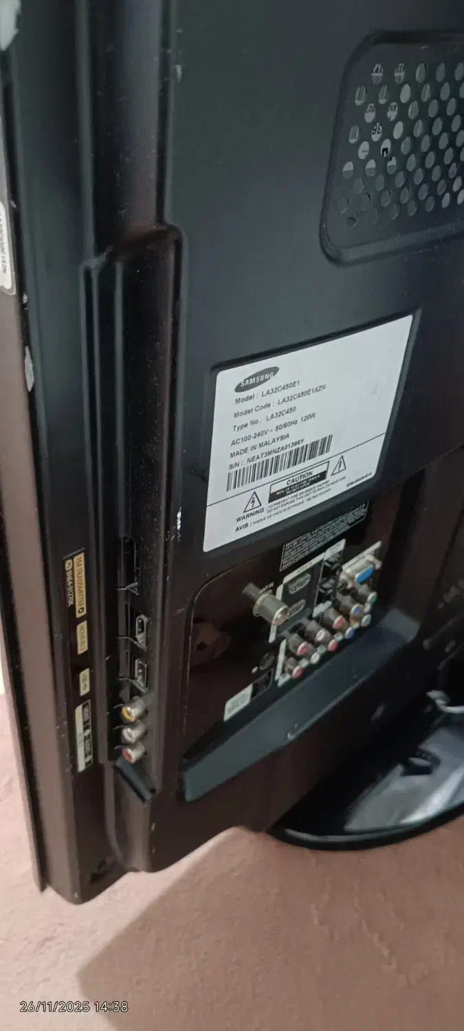 تلویزیون ال سی دی 32اینچ سامسونگ سالم|تلویزیون و پروژکتور|دیواندره, |دیوار