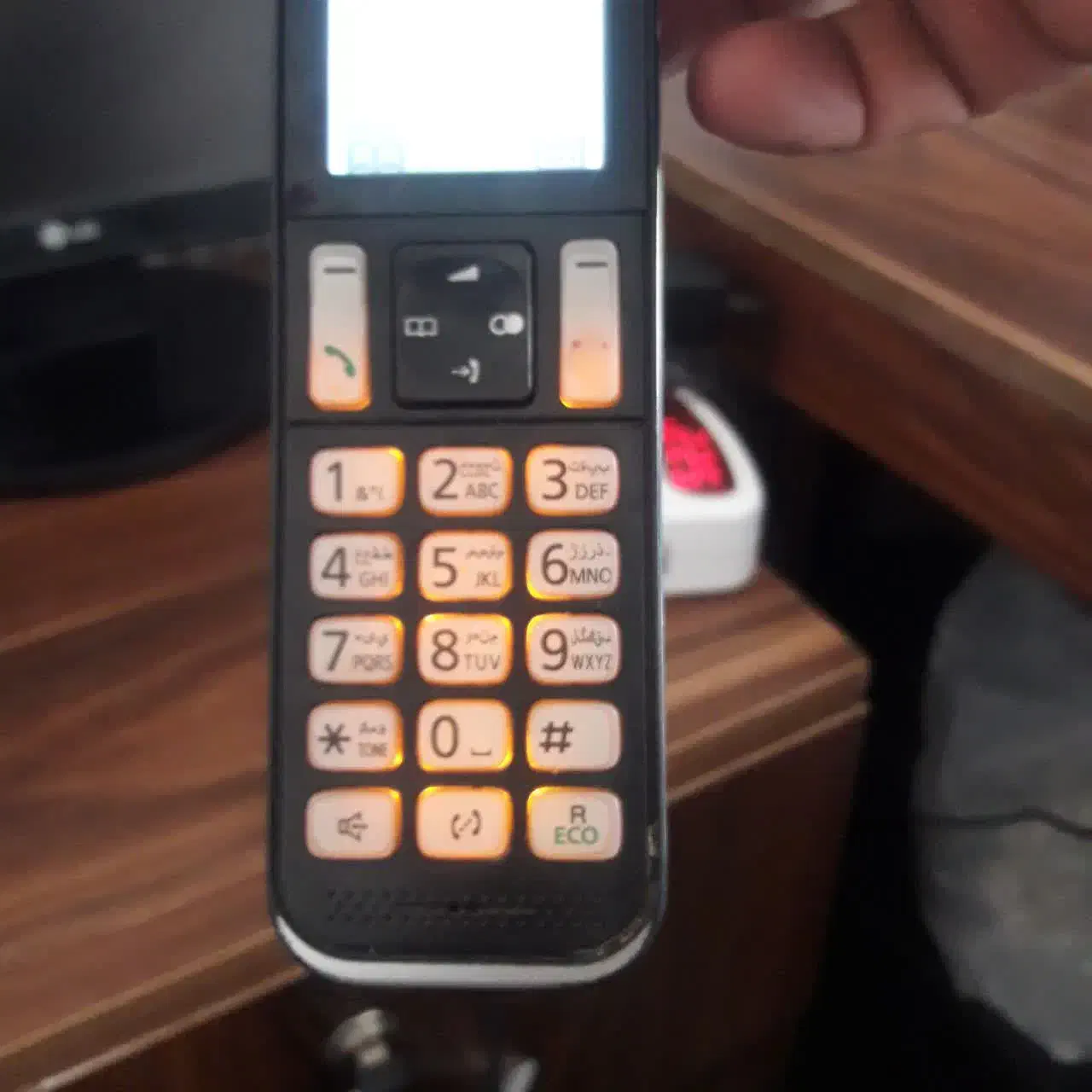 کوشی بی سیم پاناسونیک|تلفن رومیزی|دورود, |دیوار