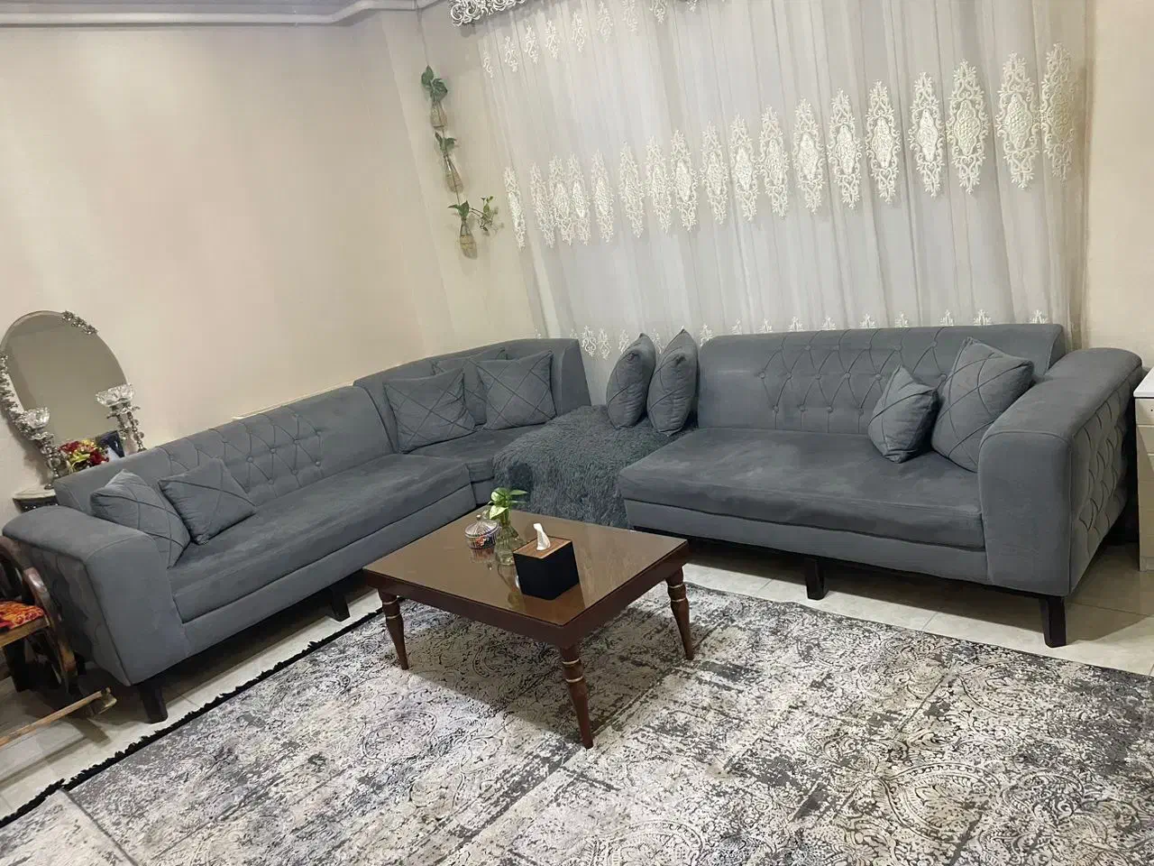 مبل ال|مبلمان خانگی و میز عسلی|خمام, |دیوار