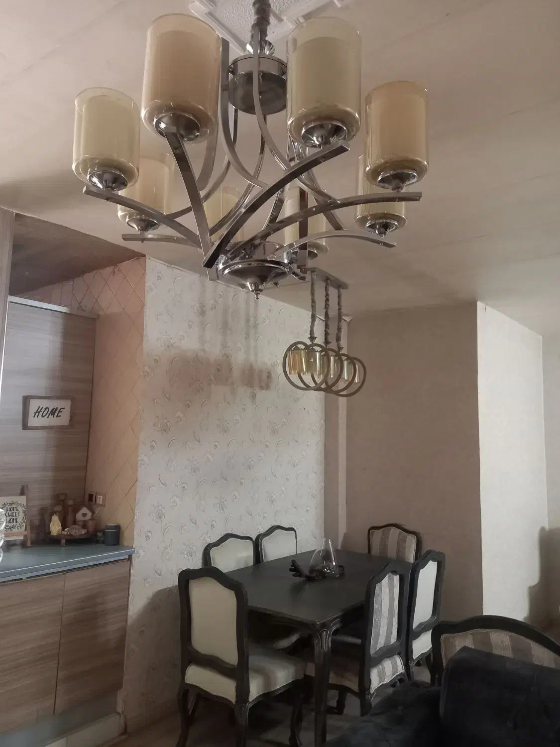 لوستر ۸ شاخه ۲ عدد|لوستر و چراغ آویز|تهران, شکیبا|دیوار