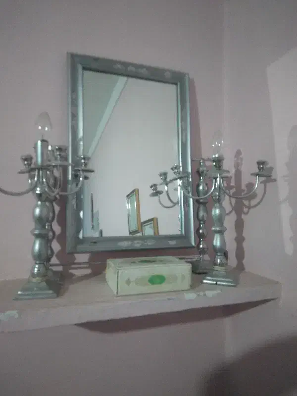 آیینه وشمعدان|آینه|اسدآباد, |دیوار