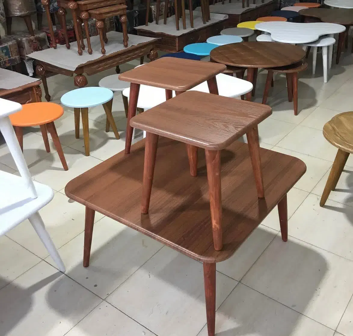 جلو مبلی دایره مستطیل مربع (جهان مبل)|مبلمان خانگی و میز عسلی|کرمانشاه, |دیوار