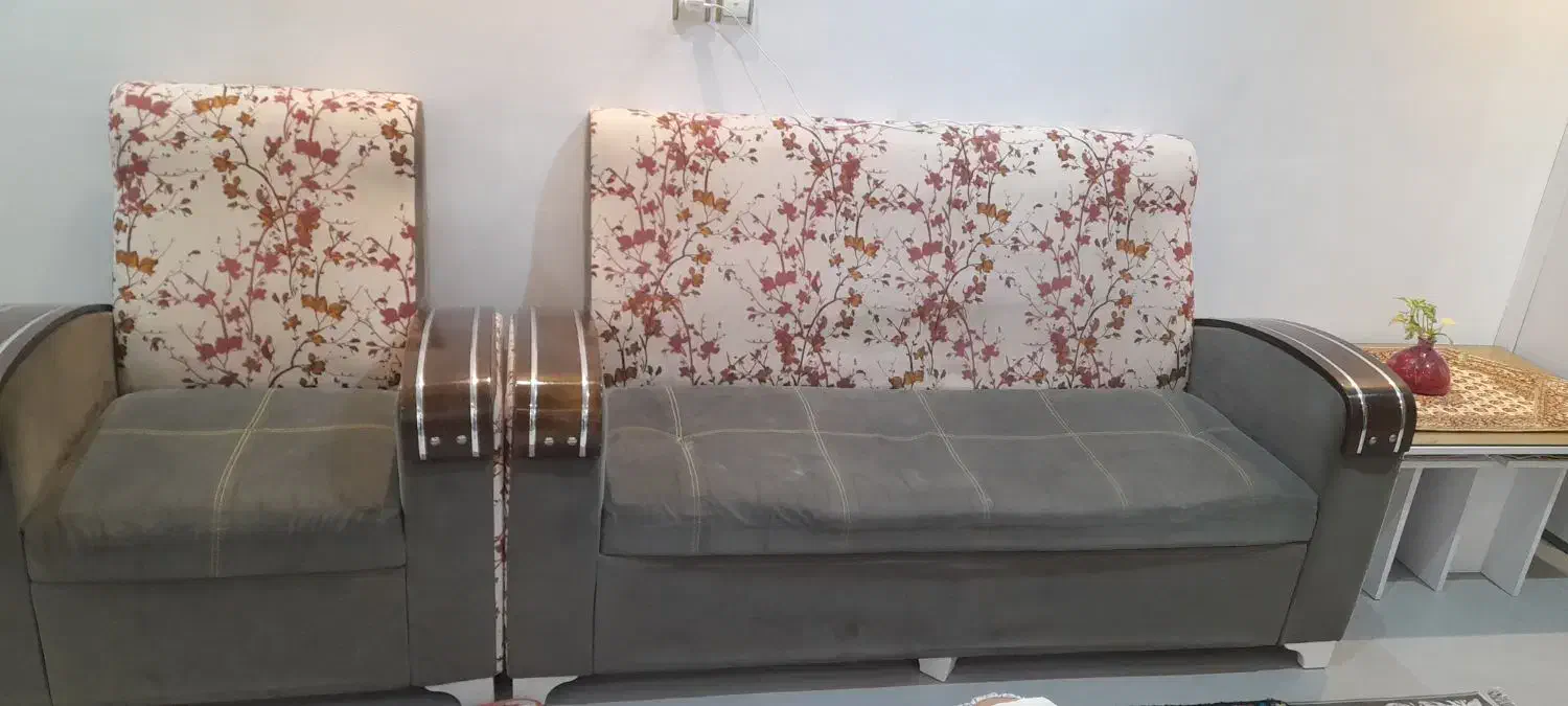 مبل ۷ نفره با جلو مبلی|مبلمان خانگی و میز عسلی|صومعهسرا, |دیوار