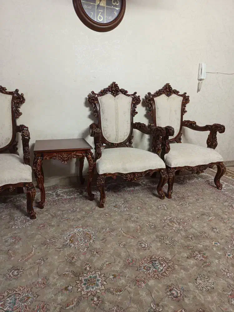 مبل نه نفره استیل|مبلمان خانگی و میز عسلی|ری, سرتخت|دیوار