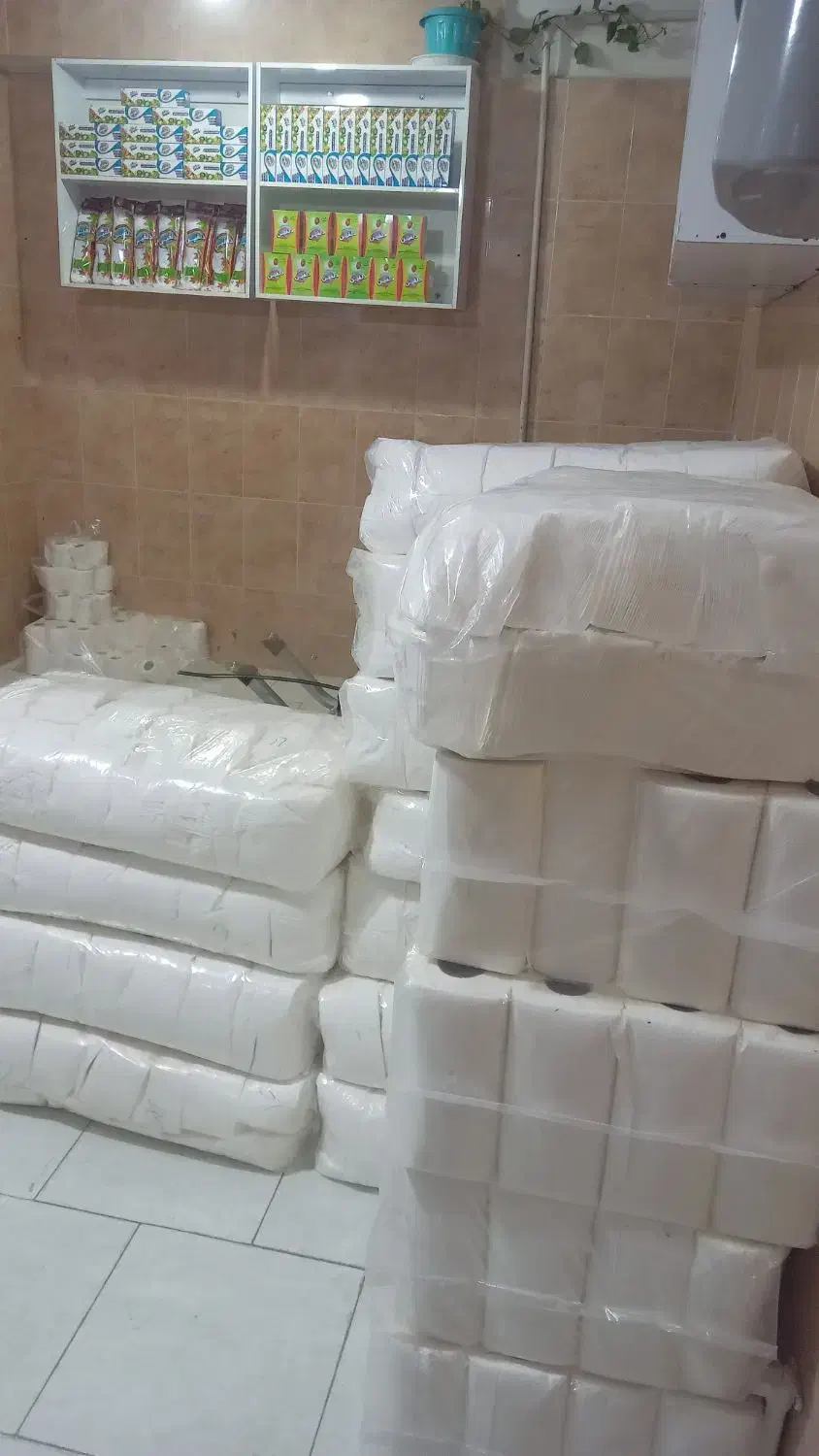 فروش دستمال کاغذی کیلویی وفله|مواد شوینده و دستمال کاغذی|اشتهارد, |دیوار