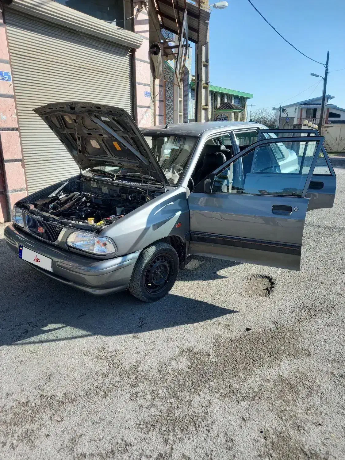 پراید صندوقدار ۱۴۱ دو لکه رنگ ۲ تا گلگیر جلو|خودرو سواری و وانت|رویان, |دیوار