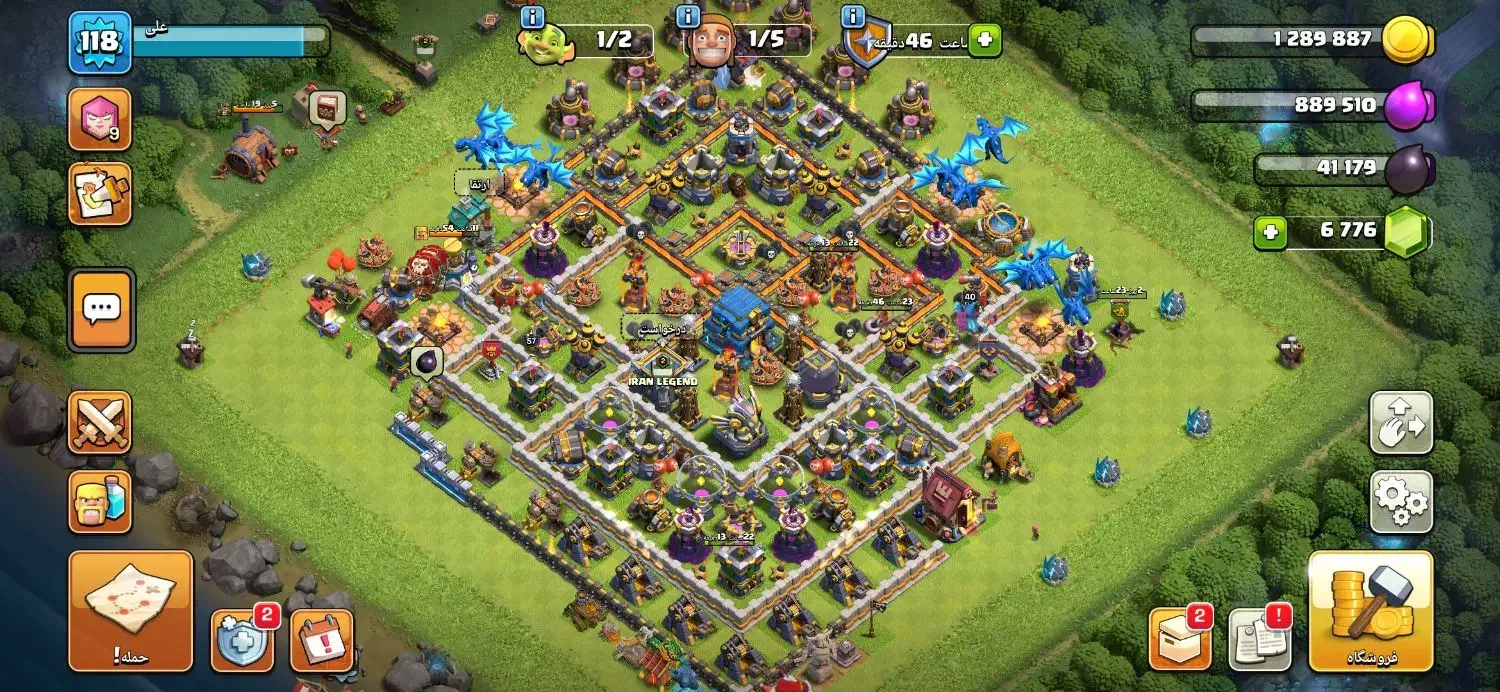 اکانت کلش آف کلنز|کنسول، بازی ویدئویی و آنلاین|قم, قلعه یزدیها|دیوار