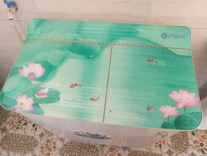 لباسشویی دوقولو مدل PSK و میز نهاررخوری 4نفره تمیز|ماشین لباسشویی و خشککن لباس|شادگان, |دیوار