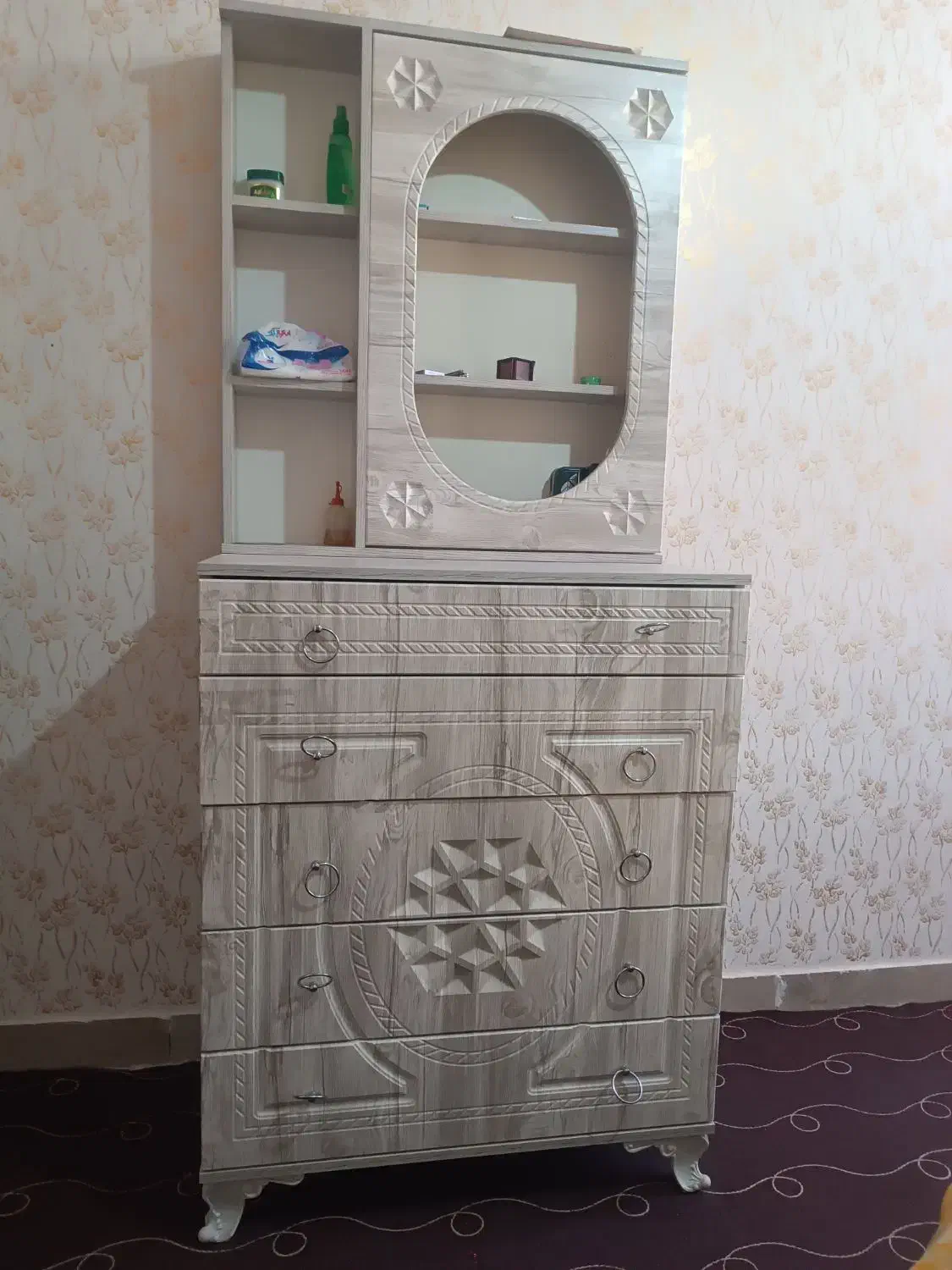 دراور 5کشو|جاکفشی، کمد، دراور|محمدیه-قزوین, |دیوار