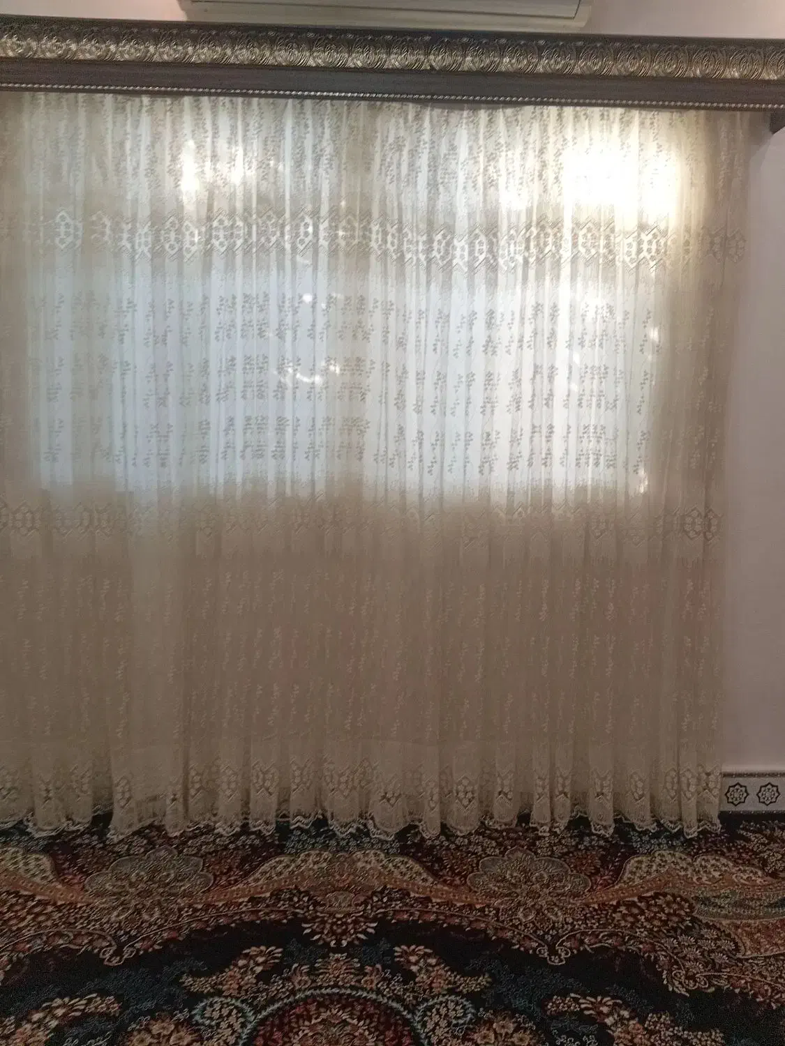 پرده باکتیبه وزیری|پرده، رانر، رومیزی|گرگان, |دیوار