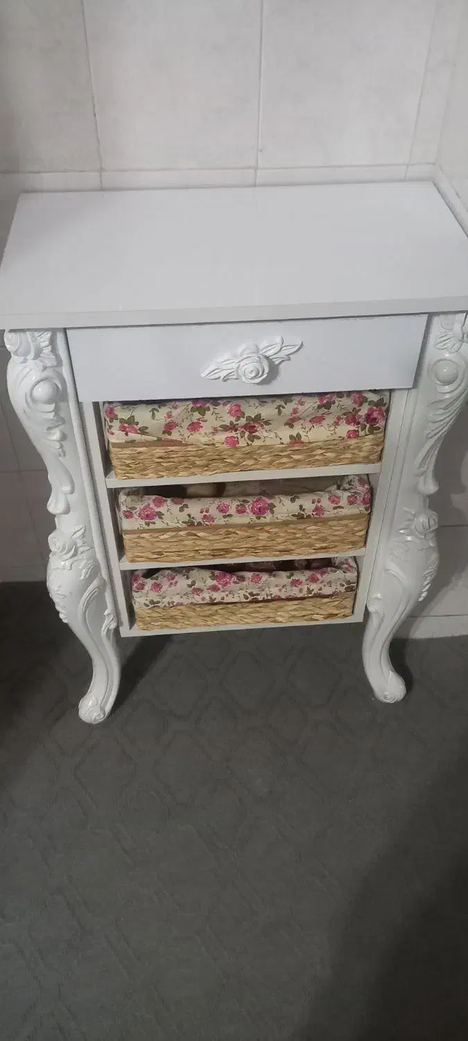 میز ناهاخوری دو نفره و جای سیب و پیازی چوبی|میز و صندلی غذاخوری|شهرکرد, |دیوار