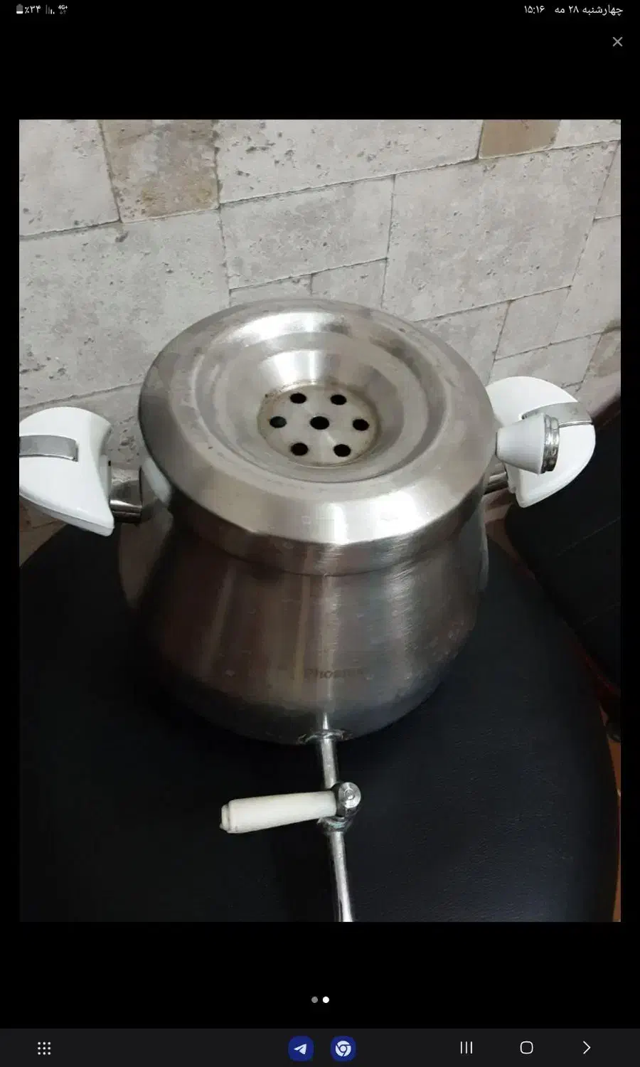 کتری سماوری جنس زخیم|قوری، کتری، قهوه‌ساز دستی|تربت‌حیدریه, مظفریه|دیوار