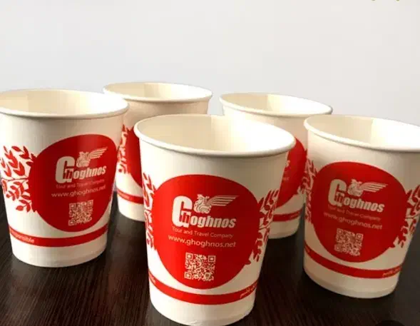 لیوان کاغذی ۲۲۰ cc|ظروف نگهدارنده، پلاستیکی، یکبارمصرف|تبریز, |دیوار