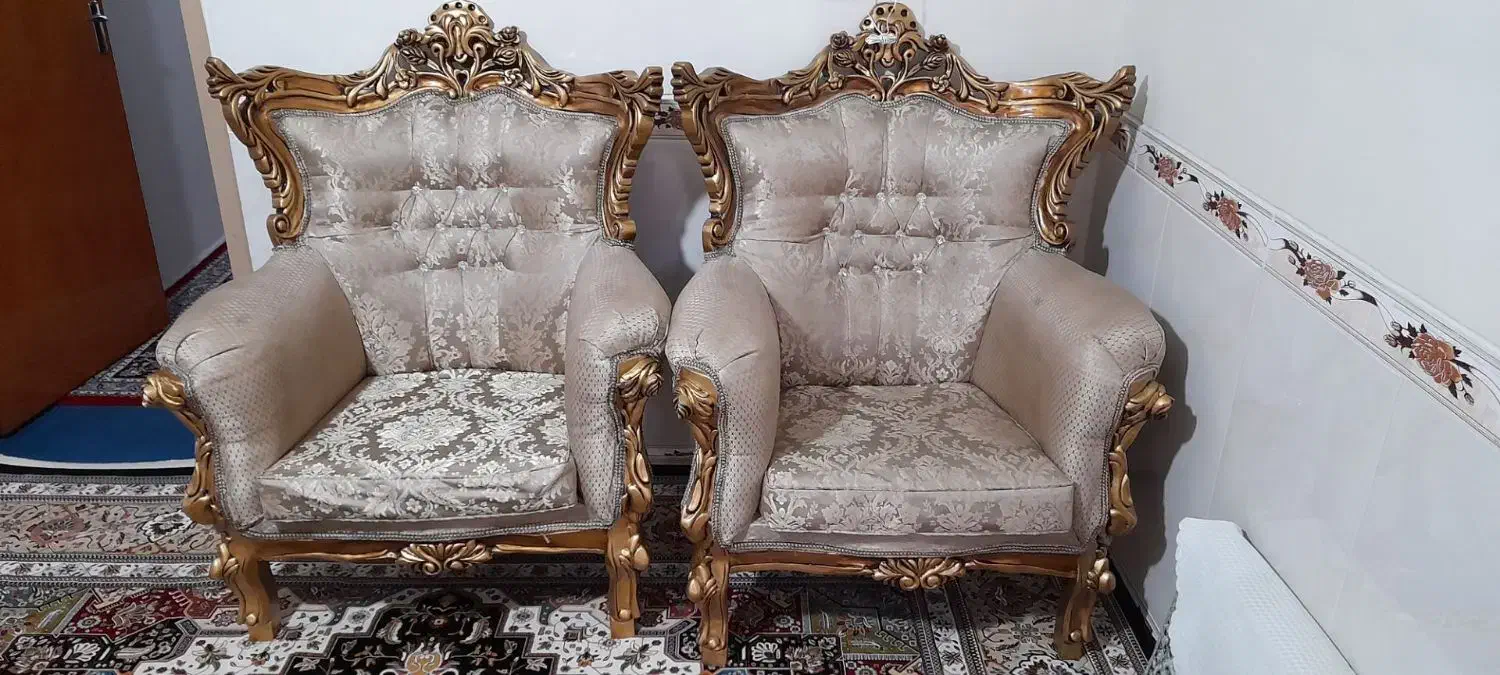 مبل سلطنتی|مبلمان خانگی و میز عسلی|سنقر, |دیوار