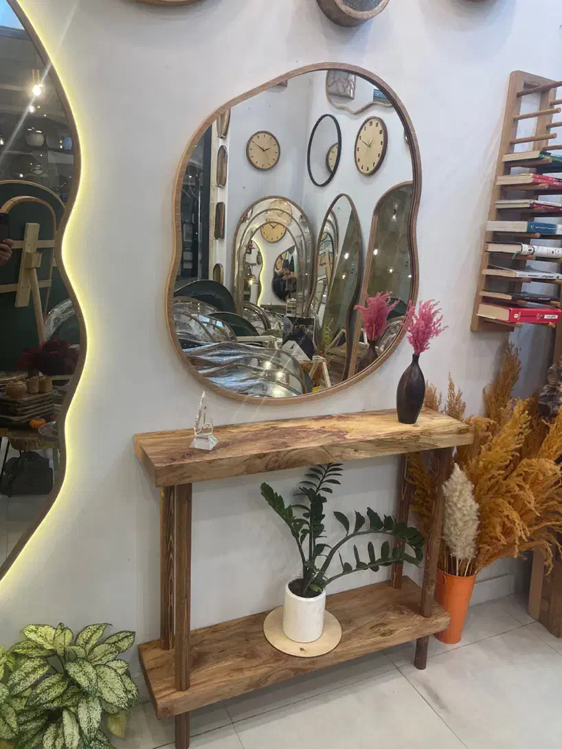 آینه دفرمه چوبی|آینه|تهران, سازمان برنامه شمالی|دیوار