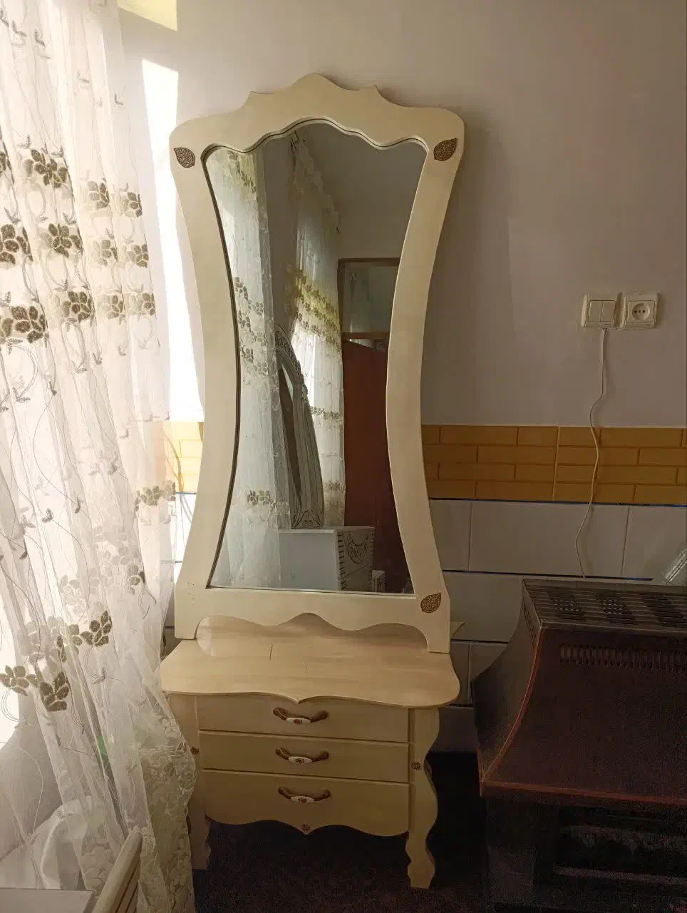 آیینه شمعدان|صنایع دستی و سایر لوازم تزئینی|شال, |دیوار