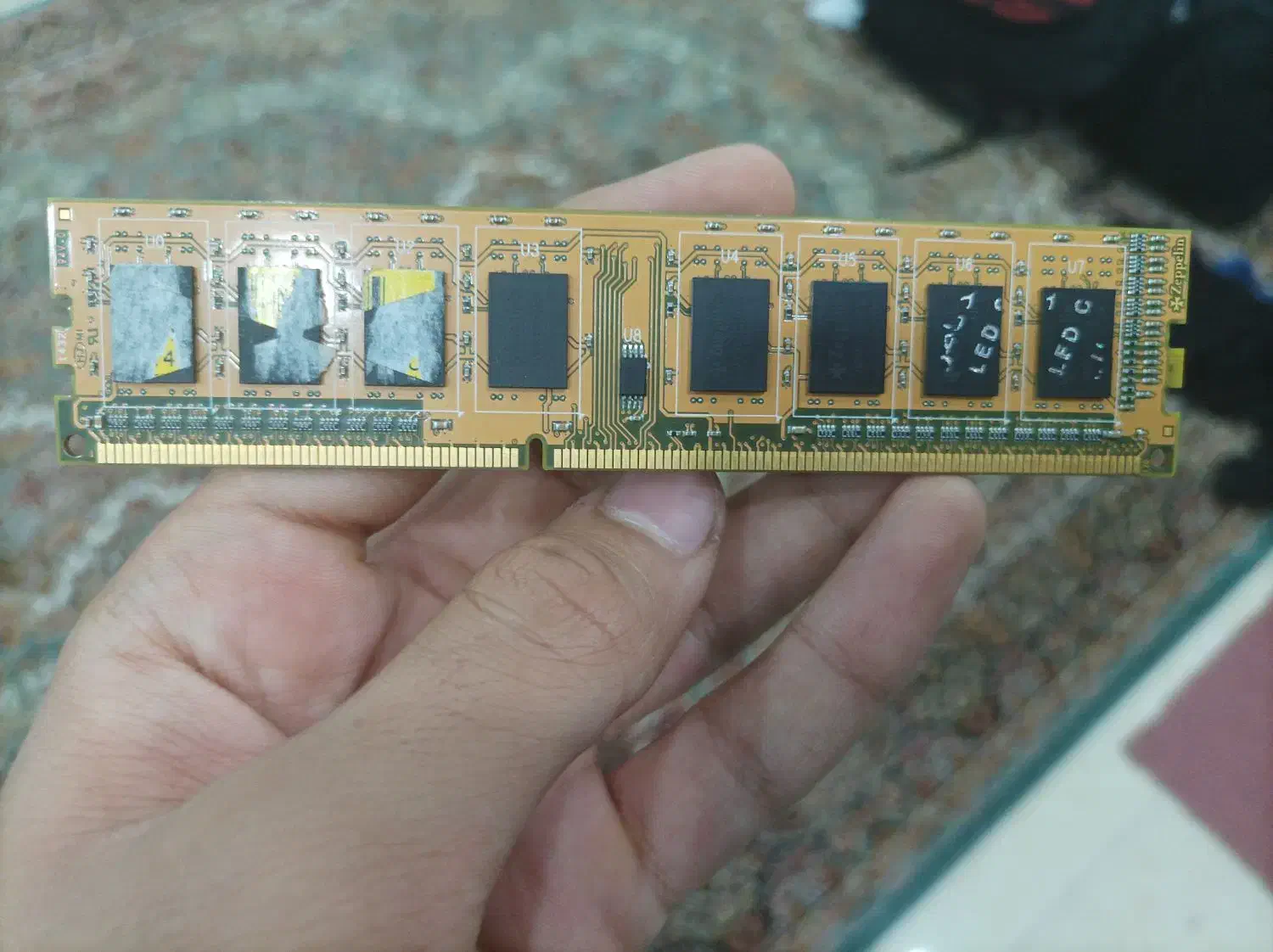 دو عدد رم کامپیوتر کاملا نو|قطعات و لوازم جانبی رایانه|یاسوج, |دیوار