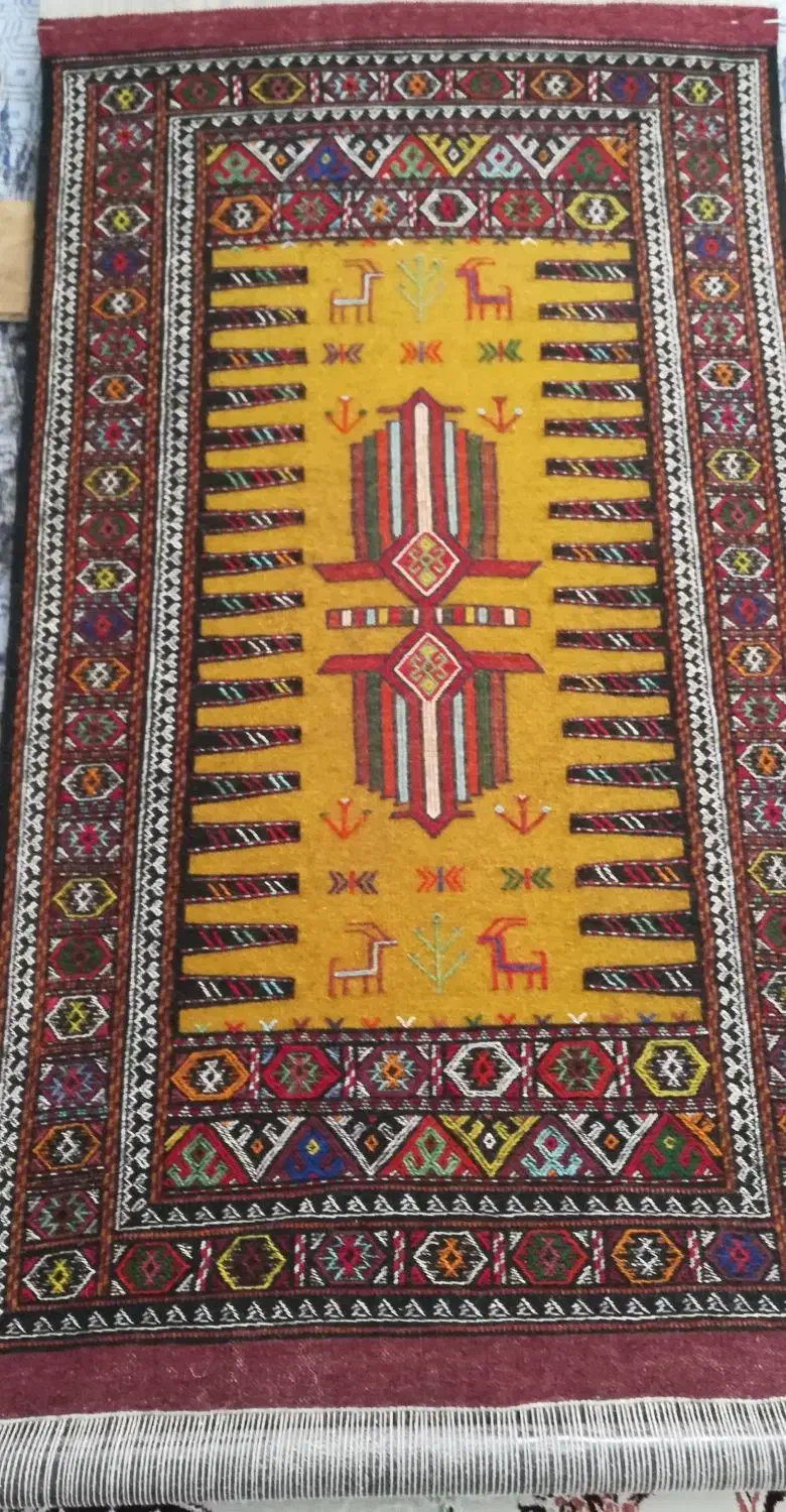 گلیم کردی|گلیم، جاجیم، گبه|بجنورد, |دیوار