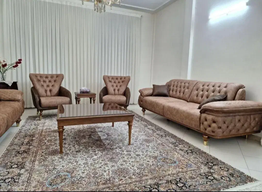 مبل راحتی ۸ نفره با ناهارخوری|مبلمان خانگی و میز عسلی|دوگنبدان, |دیوار