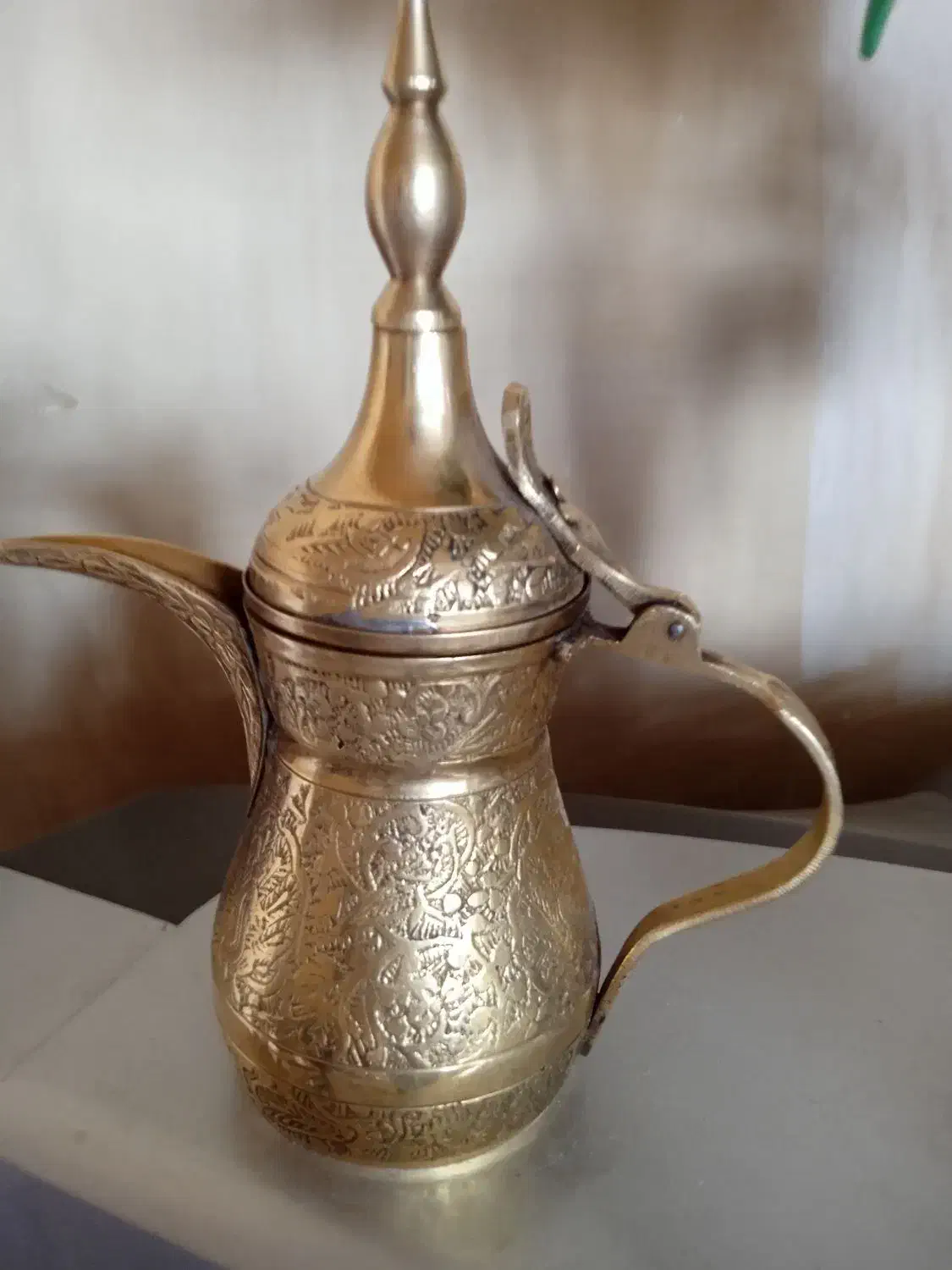 دله عربی برنز (قهوه جوش)|قوری، کتری، قهوه‌ساز دستی|کرمانشاه, |دیوار