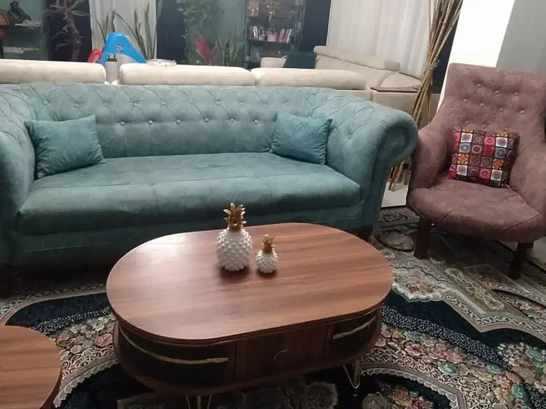 مبل راحتی ۸نفره|مبلمان خانگی و میز عسلی|شاهین‌شهر, امام حسین|دیوار