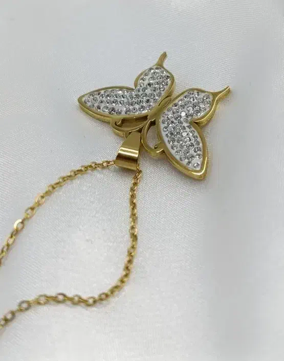 گردنبند طرح پروانه|بدلیجات|مهاباد (آذربایجان غربی), |دیوار