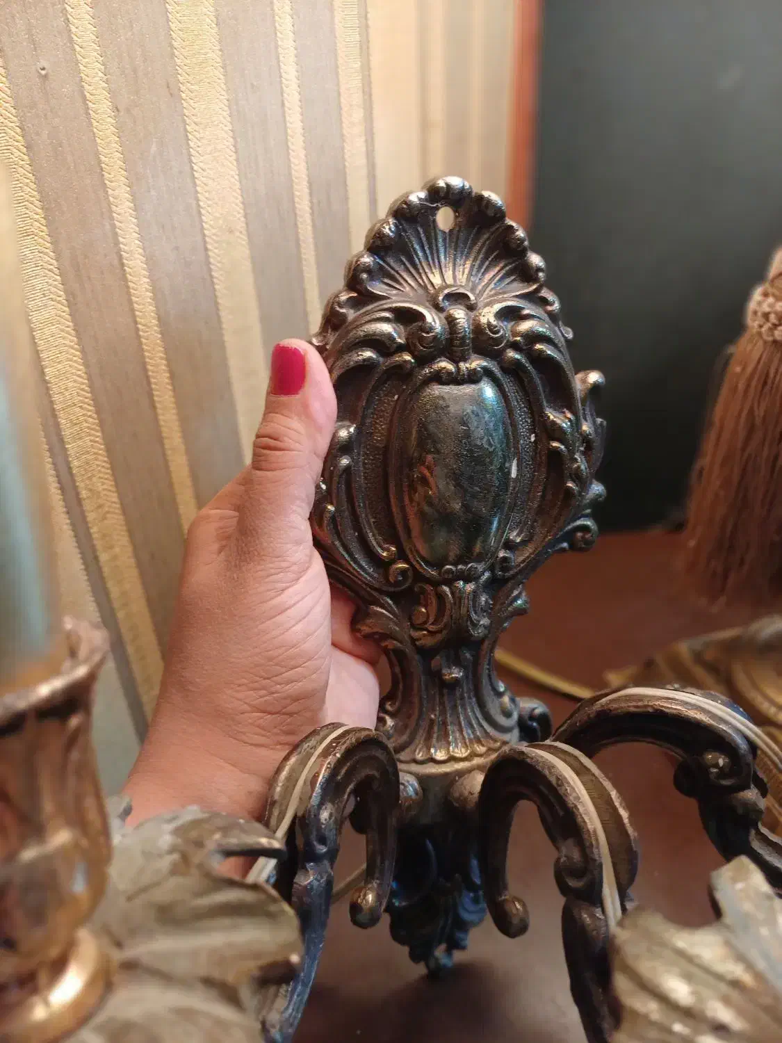 دیوارکوب برنز|لوستر و چراغ آویز|تهران, اباذر|دیوار