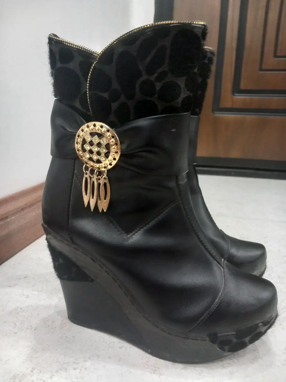 بوت ساق بلند پاشنه مخفی سایز37|کیف، کفش، کمربند|سبزوار, هویزه|دیوار