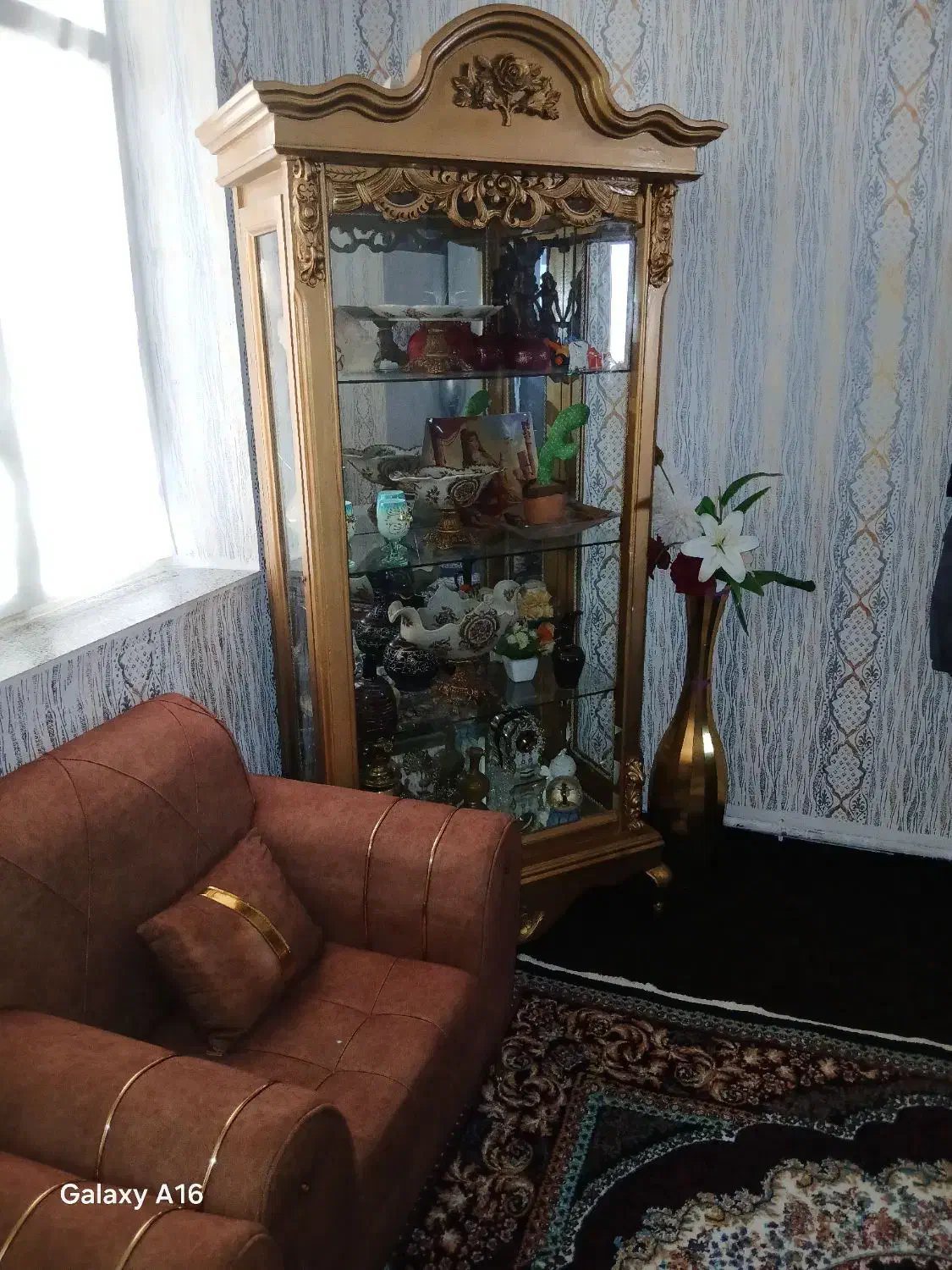 بوفه چوبی طلای|بوفه، ویترین، کنسول|شوط, |دیوار