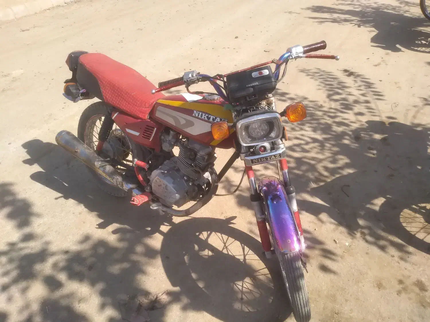 موتور ۱۲۵ مزایده|موتورسیکلت|جغتای, |دیوار